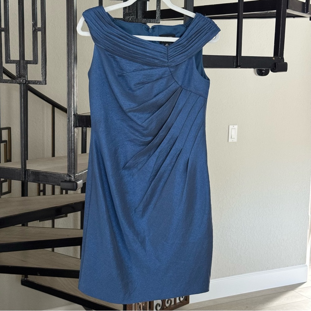 Adriana Papell Pleated Sheath Dress